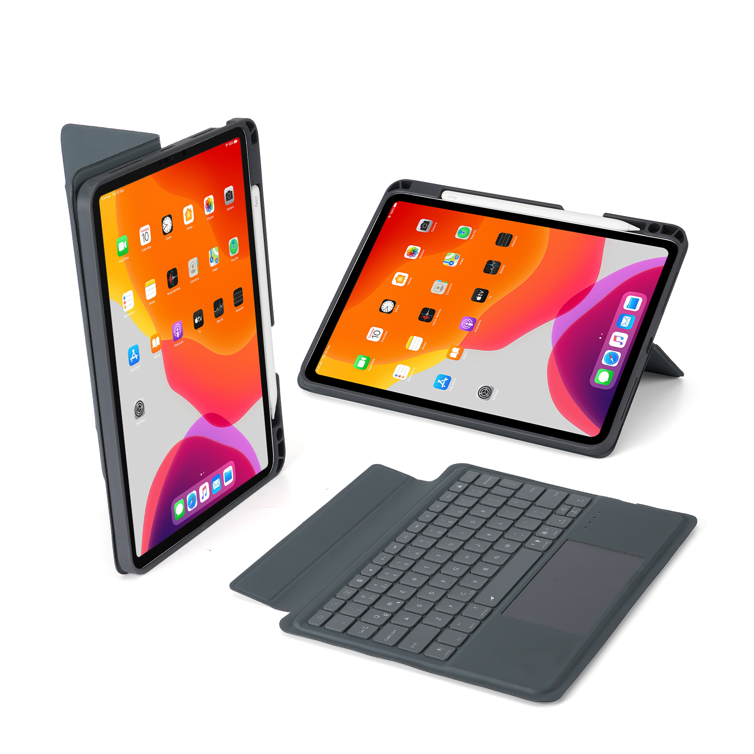 Detachable keyboard case for Apple 